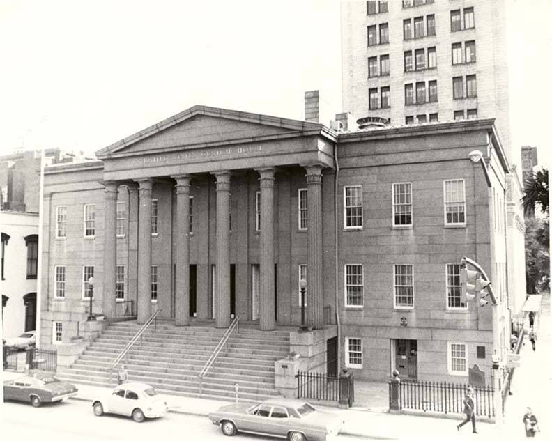 The impressive U.S. Custom House symbolizes Savannahs importance to Georgias import-export trade during the eighteenth and nineteenth centuries.